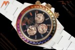 Rolex - Daytona Rainbow 40mm CER/CER Blk/Rbw Black Sonic DD4130