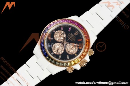 Rolex - Daytona Rainbow 40mm CER/CER Blk/Rbw Black Sonic DD4130