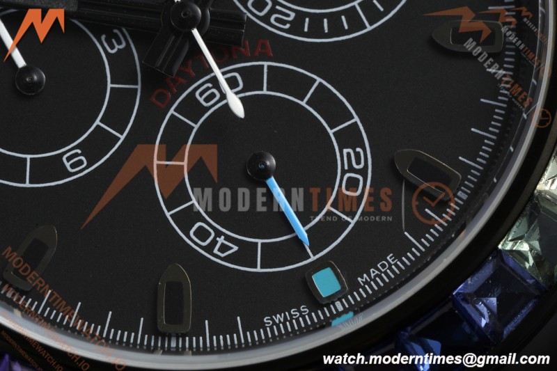 Rolex - Blaken Daytona Rainbow 40mm Diamond DLC/DLC Black/Stk Sonic DD4130