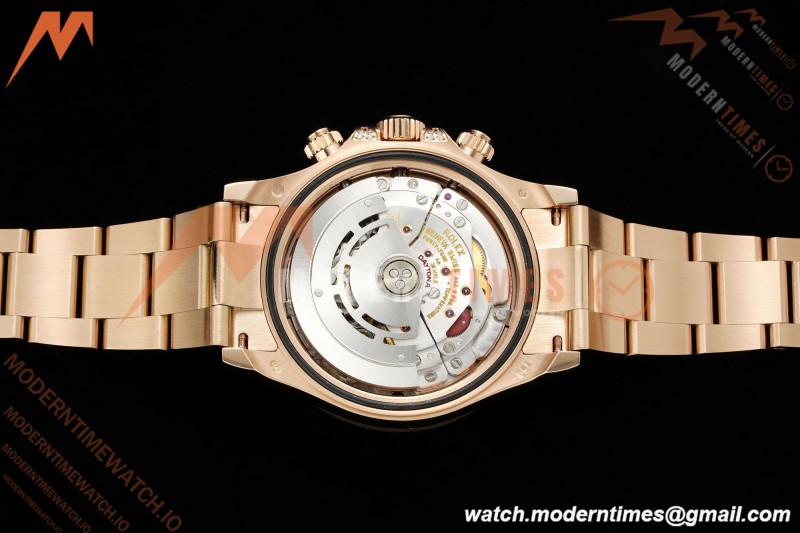 Rolex - Daytona Rainbow 116595 RBOW 40mm RG/RG Black/Dia Sonic DD4130
