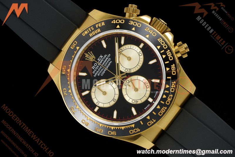 Rolex - Daytona 126518LN 40mm V10 Gain Weight CER/YG/RU Blk/Gold/Stk QF SH4131