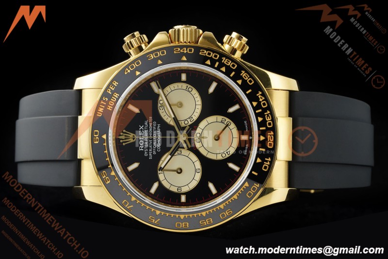 Rolex - Daytona 126518LN 40mm V10 Gain Weight CER/YG/RU Blk/Gold/Stk QF SH4131