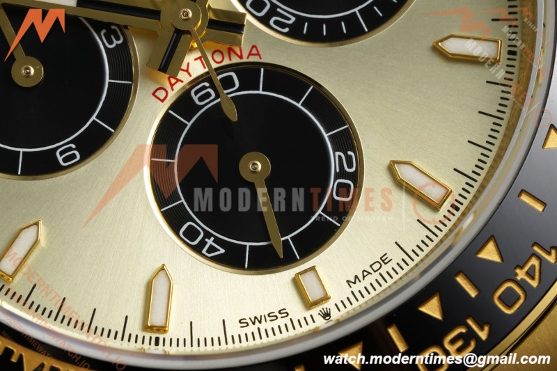 Rolex - Daytona 126518LN 40mm V10 Gain Weight CER/YG/RU Gold/Blk/Stk QF SH4131