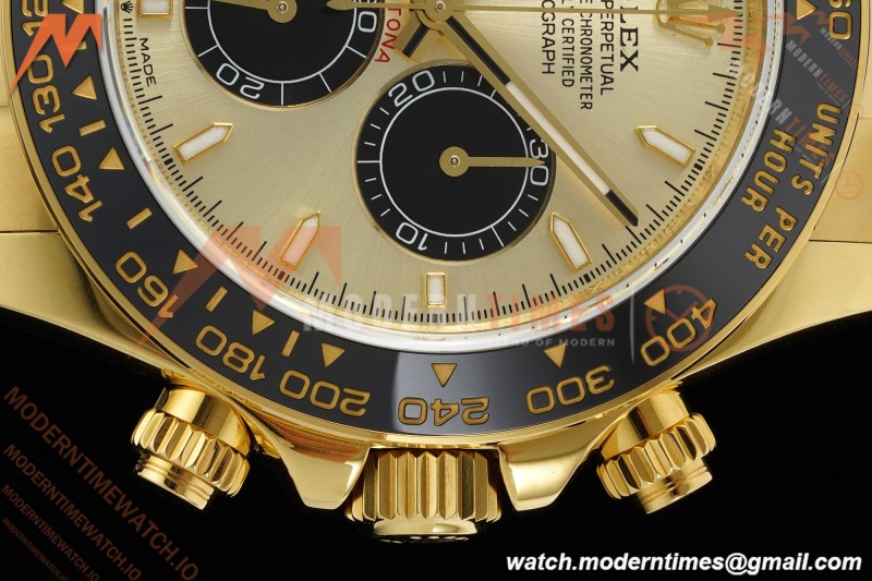 Rolex - Daytona 126518LN 40mm V10 Gain Weight CER/YG/RU Gold/Blk/Stk QF SH4131