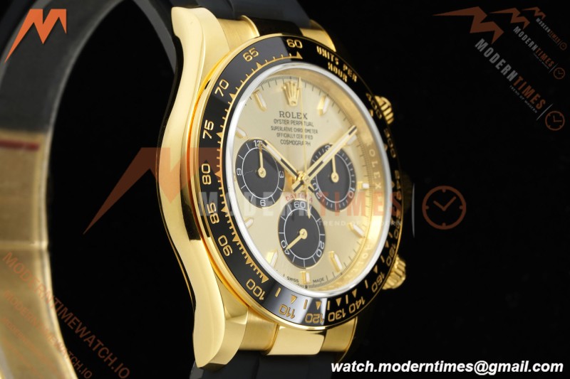 Rolex - Daytona 126518LN 40mm V10 Gain Weight CER/YG/RU Gold/Blk/Stk QF SH4131