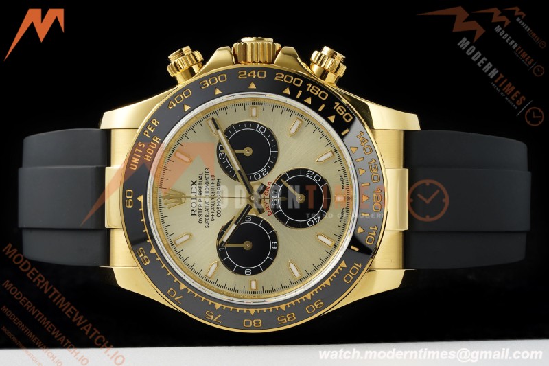 Rolex - Daytona 126518LN 40mm V10 Gain Weight CER/YG/RU Gold/Blk/Stk QF SH4131