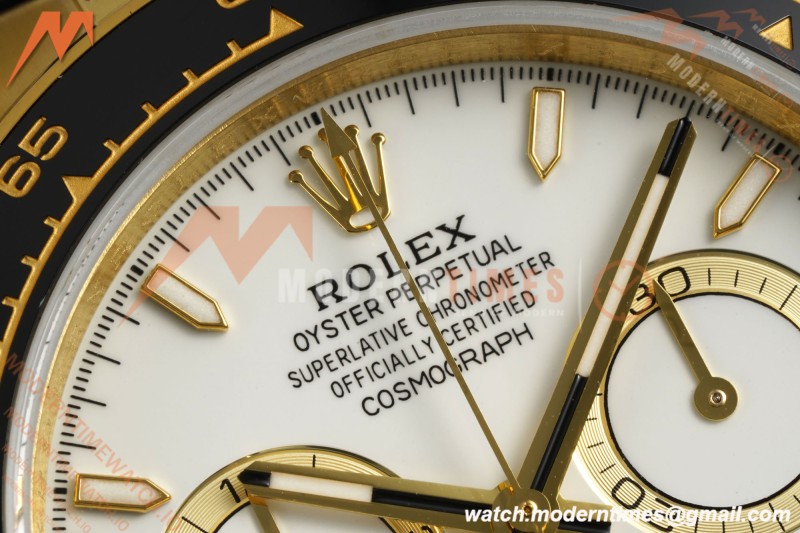 Rolex - Daytona 126518LN 40mm V10 Gain Weight CER/YG/RU Wht/Stk QF SH4131 | 롤렉스 - 데이토나 126518LN 40mm V10 게인 웨이트 CER/YG/RU 화이트/스틸 QF SH4131