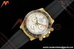 Rolex - Daytona 126518LN 40mm V10 Gain Weight CER/YG/RU Wht/Stk QF SH4131 | 롤렉스 - 데이토나 126518LN 40mm V10 게인 웨이트 CER/YG/RU 화이트/스틸 QF SH4131