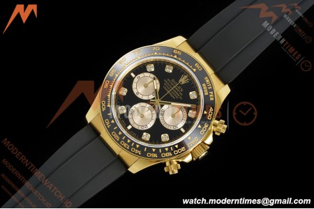 Rolex - Daytona 126518LN 40mm V10 Gain Weight CER/YG/RU Blk/Gold/Dia QF SH4131