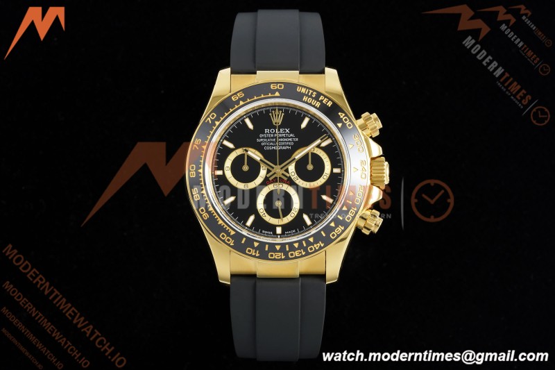 Rolex - Daytona 126518LN 40mm V10 Gain Weight CER/YG/RU Blk/Stk QF SH4131 | 롤렉스 - 데이토나 126518LN 40mm V10 게인 웨이트 CER/YG/RU 골드/Stk QF SH4131