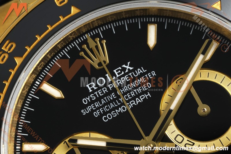 Rolex - Daytona 126518LN 40mm V10 Gain Weight CER/YG/RU Blk/Stk QF SH4131 | 롤렉스 - 데이토나 126518LN 40mm V10 게인 웨이트 CER/YG/RU 골드/Stk QF SH4131
