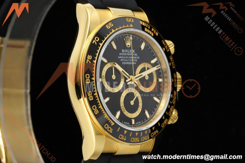 Rolex - Daytona 126518LN 40mm V10 Gain Weight CER/YG/RU Blk/Stk QF SH4131 | 롤렉스 - 데이토나 126518LN 40mm V10 게인 웨이트 CER/YG/RU 골드/Stk QF SH4131