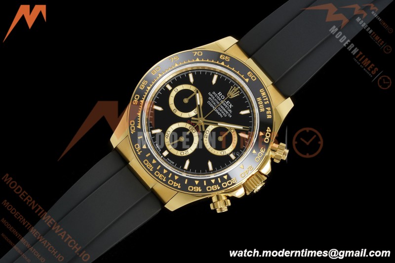 Rolex - Daytona 126518LN 40mm V10 Gain Weight CER/YG/RU Blk/Stk QF SH4131 | 롤렉스 - 데이토나 126518LN 40mm V10 게인 웨이트 CER/YG/RU 골드/Stk QF SH4131