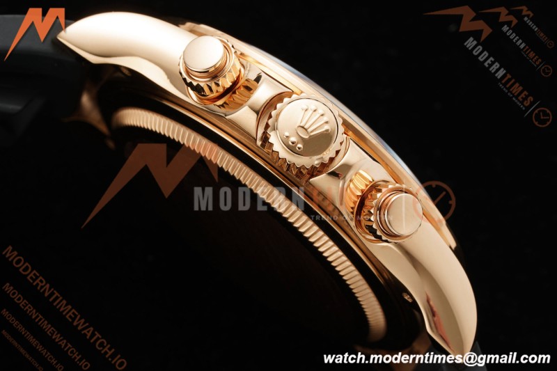 Rolex - Daytona 126515LN 40mm V10 Gain Weight CER/RG/RU RG/Blk/Stk QF SH4131