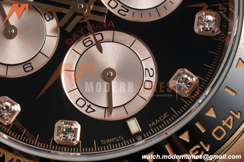 Rolex - Daytona 126515LN 40mm V10 Gain Weight CER/RG/RU Blk/RG/Dia QF SH4131