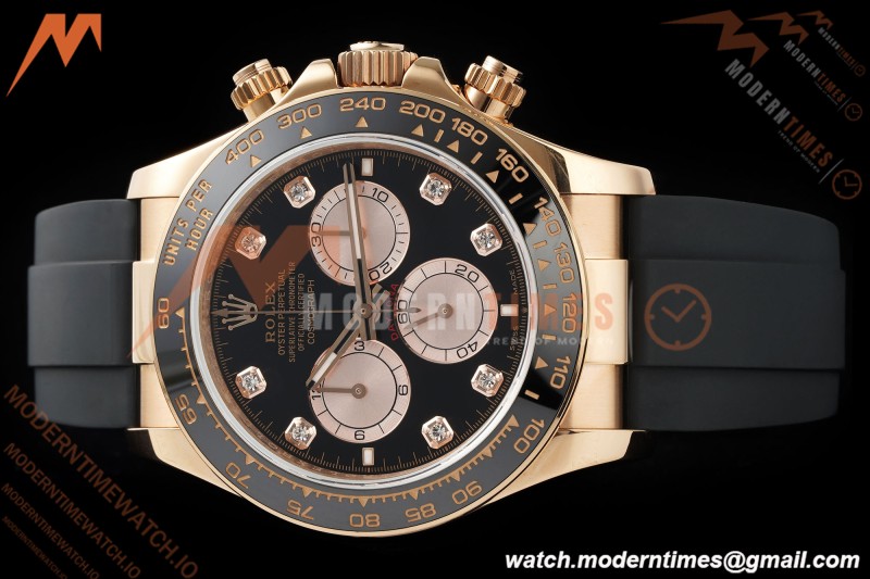 Rolex - Daytona 126515LN 40mm V10 Gain Weight CER/RG/RU Blk/RG/Dia QF SH4131