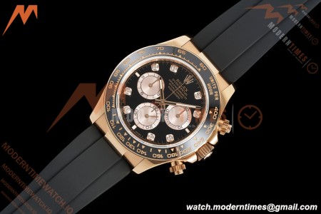 Rolex - Daytona 126515LN 40mm V10 Gain Weight CER/RG/RU Blk/RG/Dia QF SH4131 | 롤렉스 - 데이토나 126515LN 40mm V10 게인 웨이트 CER/RG/RU 블랙/RG/Dia QF SH4131