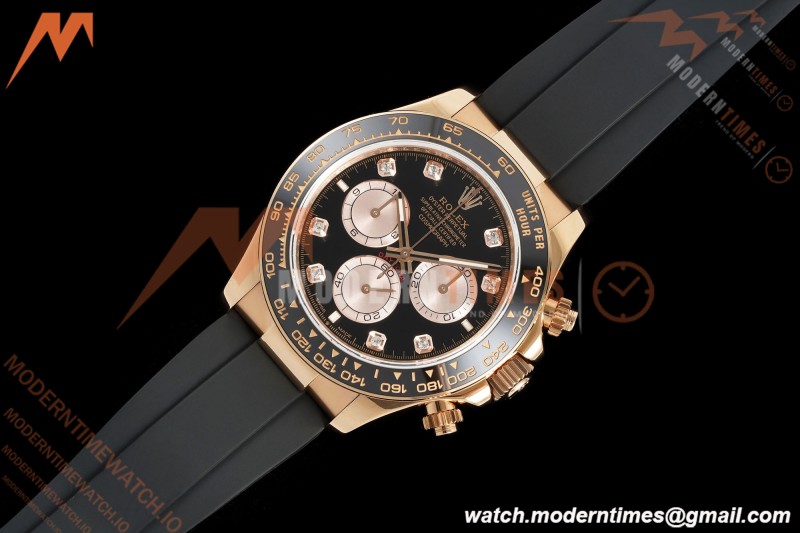 Rolex - Daytona 126515LN 40mm V10 Gain Weight CER/RG/RU Blk/RG/Dia QF SH4131