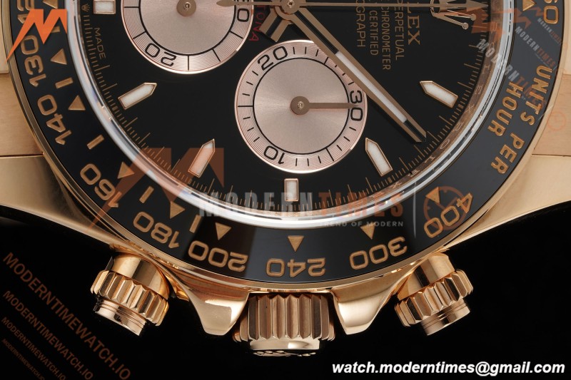 Rolex - Daytona 126515LN 40mm V10 Gain Weight CER/RG/RU Blk/RG/Stk QF SH4131 | 롤렉스 - 데이토나 126515LN 40mm V10 게인 웨이트 CER/RG/RU 블랙/RG/Stk QF SH4131