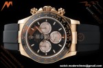 Rolex - Daytona 126515LN 40mm V10 Gain Weight CER/RG/RU Blk/RG/Stk QF SH4131 | 롤렉스 - 데이토나 126515LN 40mm V10 게인 웨이트 CER/RG/RU 블랙/RG/Stk QF SH4131