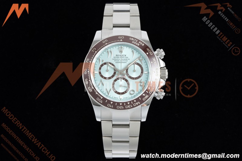 Rolex - Daytona 126506 40mm Brn CER/SS I-Blu Arabic Dial QF V5 SH4131