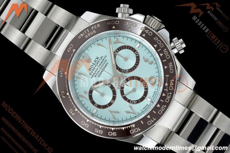 Rolex - Daytona 126506 40mm Brn CER/SS I-Blu Arabic Dial QF V5 SH4131