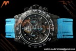 Rolex - Daytona Blaken 40mm CER 904L FC/NY Blk/Blu Skeleton GETF SA4130