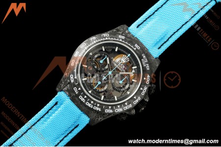 Rolex - Daytona Blaken 40mm CER 904L FC/NY Blk/Blu Skeleton GETF SA4130