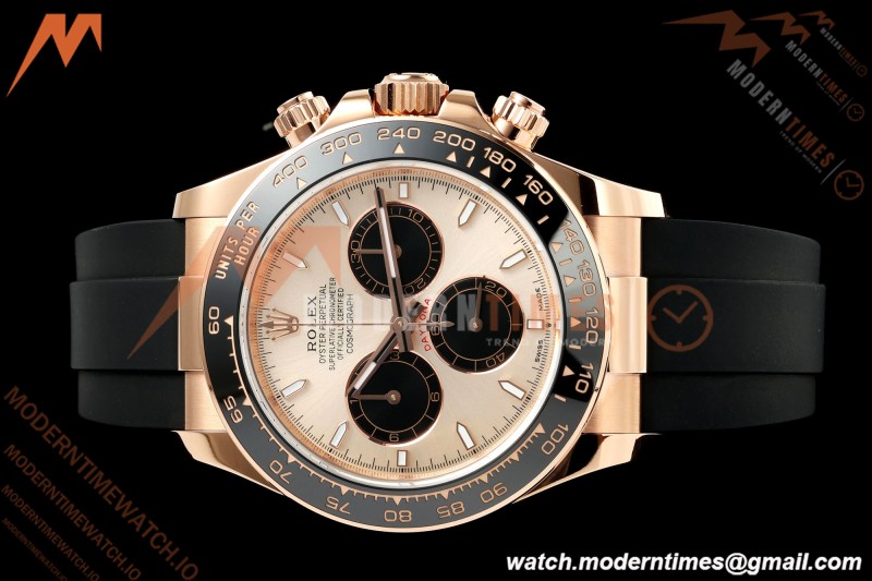 Rolex - Daytona 126515LN 40mm 904L Ceramic RG/RU Champ/Blk THBF SH4131