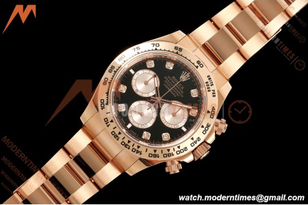 Rolex - Daytona 126505 40mm 904L RG/RG Blk/RG/Dia THBF SH4131