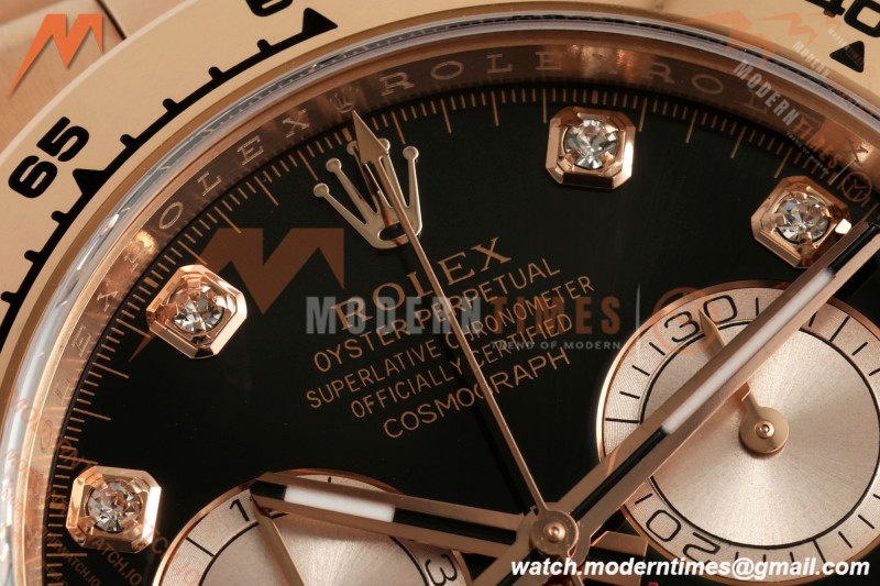 Rolex - Daytona 126505 40mm 904L RG/RG Blk/RG/Dia THBF SH4131 | 롤렉스 - 데이토나 126505 40mm 904L RG/RG Blk/RG/Dia THBF SH4131