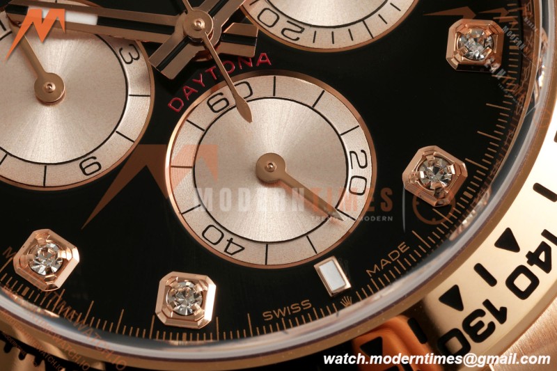 Rolex - Daytona 126505 40mm 904L RG/RG Blk/RG/Dia THBF SH4131 | 롤렉스 - 데이토나 126505 40mm 904L RG/RG Blk/RG/Dia THBF SH4131