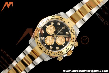 Rolex - Daytona 126503 40mm 904L YG/SS Blk/Gold/Dia THBF SH4131 | 롤렉스 - 데이토나 126503 40mm 904L YG/SS 블랙/골드/다이아 THBF SH4131
