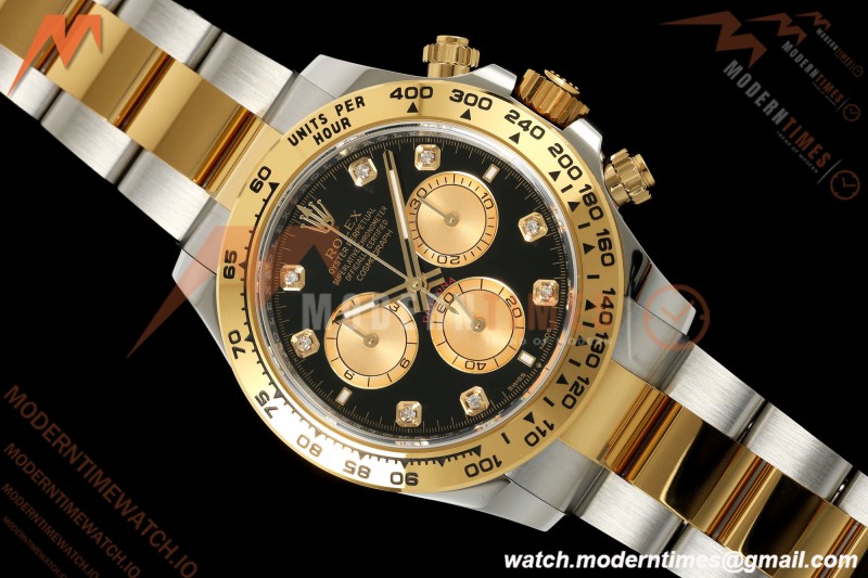 Rolex - Daytona 126503 40mm 904L YG/SS Blk/Gold/Dia THBF SH4131