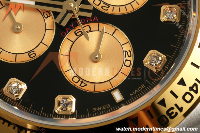 Rolex - Daytona 126503 40mm 904L YG/SS Blk/Gold/Dia THBF SH4131