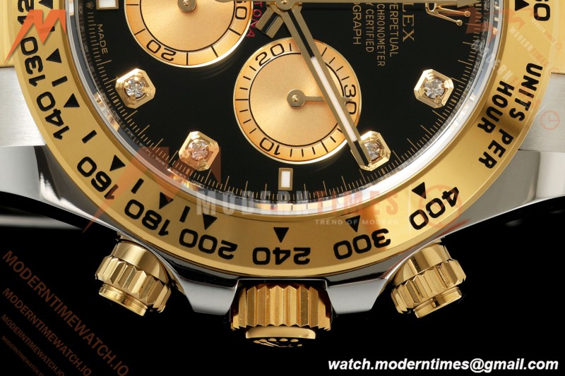 Rolex - Daytona 126503 40mm 904L YG/SS Blk/Gold/Dia THBF SH4131