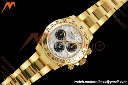 Rolex - Daytona 116508 40mm Tungsten Gain Weight YG/YG Meteorite Dial 3CF V2 SH4130