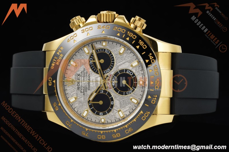 Rolex - Daytona 116518LN 40mm Tungsten Gain Weight YG/RU Meteorite Dial 3CF V2 SH4130