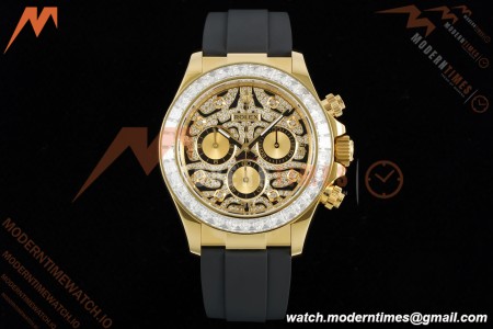 Rolex - Daytona 116588TBR 40mm Tungsten Gain Weight YG/RU Diamond Dial 3CF SH4130 | 롤렉스 - 데이토나 116588TBR 40mm 텅스텐 게인 웨이트 YG/RU 다이아몬드 다이얼 3CF SH4130