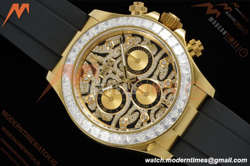 Rolex - Daytona 116588TBR 40mm Tungsten Gain Weight YG/RU Diamond Dial 3CF SH4130 | 롤렉스 - 데이토나 116588TBR 40mm 텅스텐 게인 웨이트 YG/RU 다이아몬드 다이얼 3CF SH4130