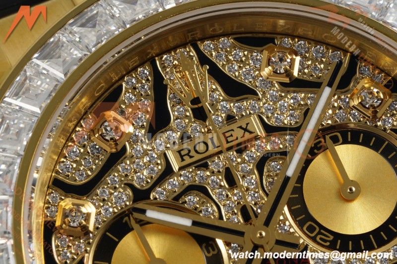 Rolex - Daytona 116588TBR 40mm Tungsten Gain Weight YG/RU Diamond Dial 3CF SH4130 | 롤렉스 - 데이토나 116588TBR 40mm 텅스텐 게인 웨이트 YG/RU 다이아몬드 다이얼 3CF SH4130