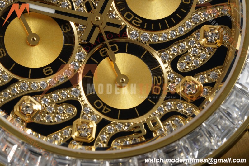 Rolex - Daytona 116588TBR 40mm Tungsten Gain Weight YG/RU Diamond Dial 3CF SH4130 | 롤렉스 - 데이토나 116588TBR 40mm 텅스텐 게인 웨이트 YG/RU 다이아몬드 다이얼 3CF SH4130