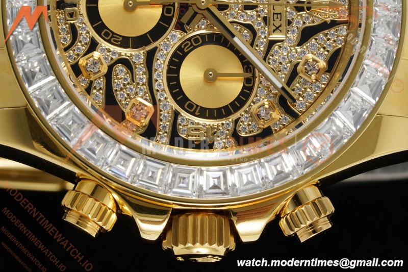 Rolex - Daytona 116588TBR 40mm Tungsten Gain Weight YG/RU Diamond Dial 3CF SH4130 | 롤렉스 - 데이토나 116588TBR 40mm 텅스텐 게인 웨이트 YG/RU 다이아몬드 다이얼 3CF SH4130