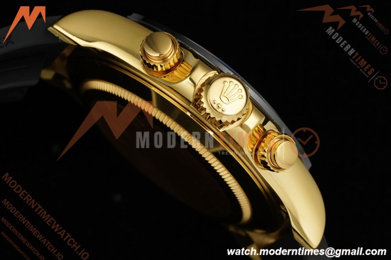 Rolex - Daytona 116518LN 40mm Tungsten Gain Weight YG/RU Champagne Dial 3CF V2 SH4130 | 롤렉스 - 데이토나 116518LN 40mm 텅스텐 게인 웨이트 YG/RU 샴페인 다이얼 3CF V2 SH4130