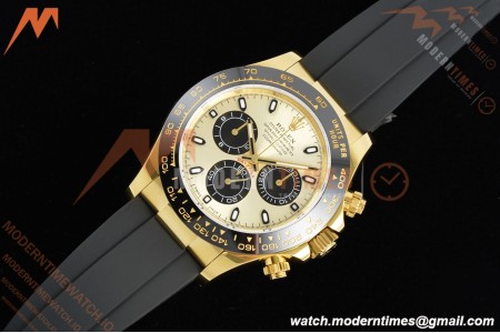 Rolex - Daytona 116518LN 40mm Tungsten Gain Weight YG/RU Champagne Dial 3CF V2 SH4130