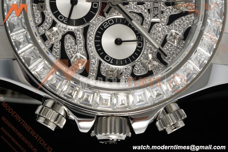 Rolex - Daytona 116589TBR 40mm Tungsten Gain Weight WG/RU Diamond Dial 3CF SH4130 | 롤렉스 - 데이토나 116589TBR 40mm 텅스텐 게인 웨이트 WG/RU 다이아몬드 다이얼 3CF SH4130