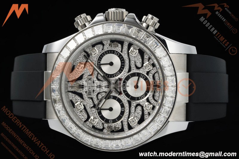 Rolex - Daytona 116589TBR 40mm Tungsten Gain Weight WG/RU Diamond Dial 3CF SH4130 | 롤렉스 - 데이토나 116589TBR 40mm 텅스텐 게인 웨이트 WG/RU 다이아몬드 다이얼 3CF SH4130