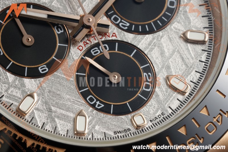 Rolex - Daytona 116515LN 40mm Tungsten Gain Weight RG/RU Meteorite Dial 3CF V2 SH4130 | 롤렉스 - 데이토나 116515LN 40mm 텅스텐 게인 웨이트 RG/RU 운석 다이얼 3CF V2 SH4130