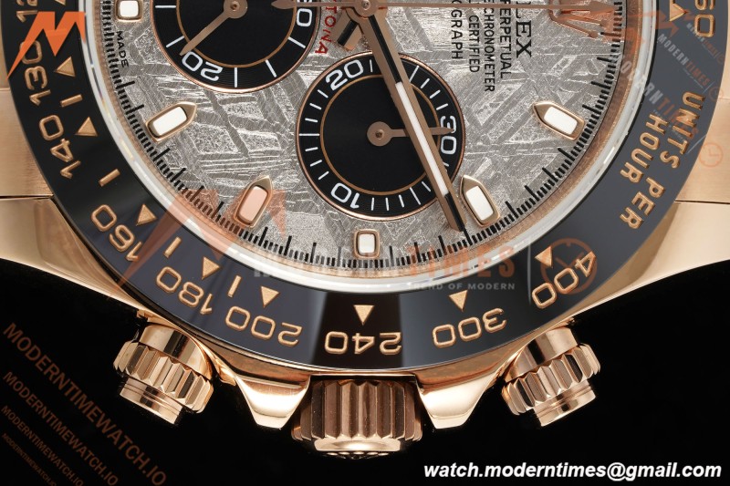 Rolex - Daytona 116515LN 40mm Tungsten Gain Weight RG/RU Meteorite Dial 3CF V2 SH4130 | 롤렉스 - 데이토나 116515LN 40mm 텅스텐 게인 웨이트 RG/RU 운석 다이얼 3CF V2 SH4130