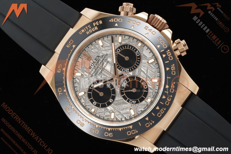 Rolex - Daytona 116515LN 40mm Tungsten Gain Weight RG/RU Meteorite Dial 3CF V2 SH4130 | 롤렉스 - 데이토나 116515LN 40mm 텅스텐 게인 웨이트 RG/RU 운석 다이얼 3CF V2 SH4130